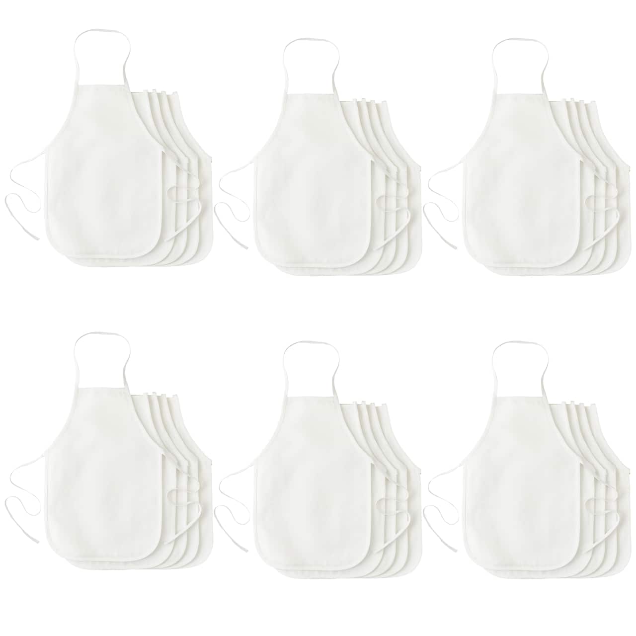 6 Packs: 5 ct. (30 total) Child Aprons by Make Market®